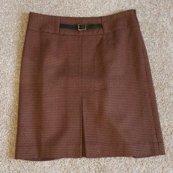 Ann Taylor Loft Tweed Wool Blend Skirt 2 - Picture 1 of 6